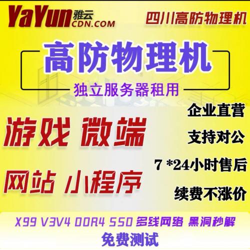 十堰600g防御物理机